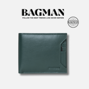 Bagman Luxury Mens Leather Wallet with Embossed Logo