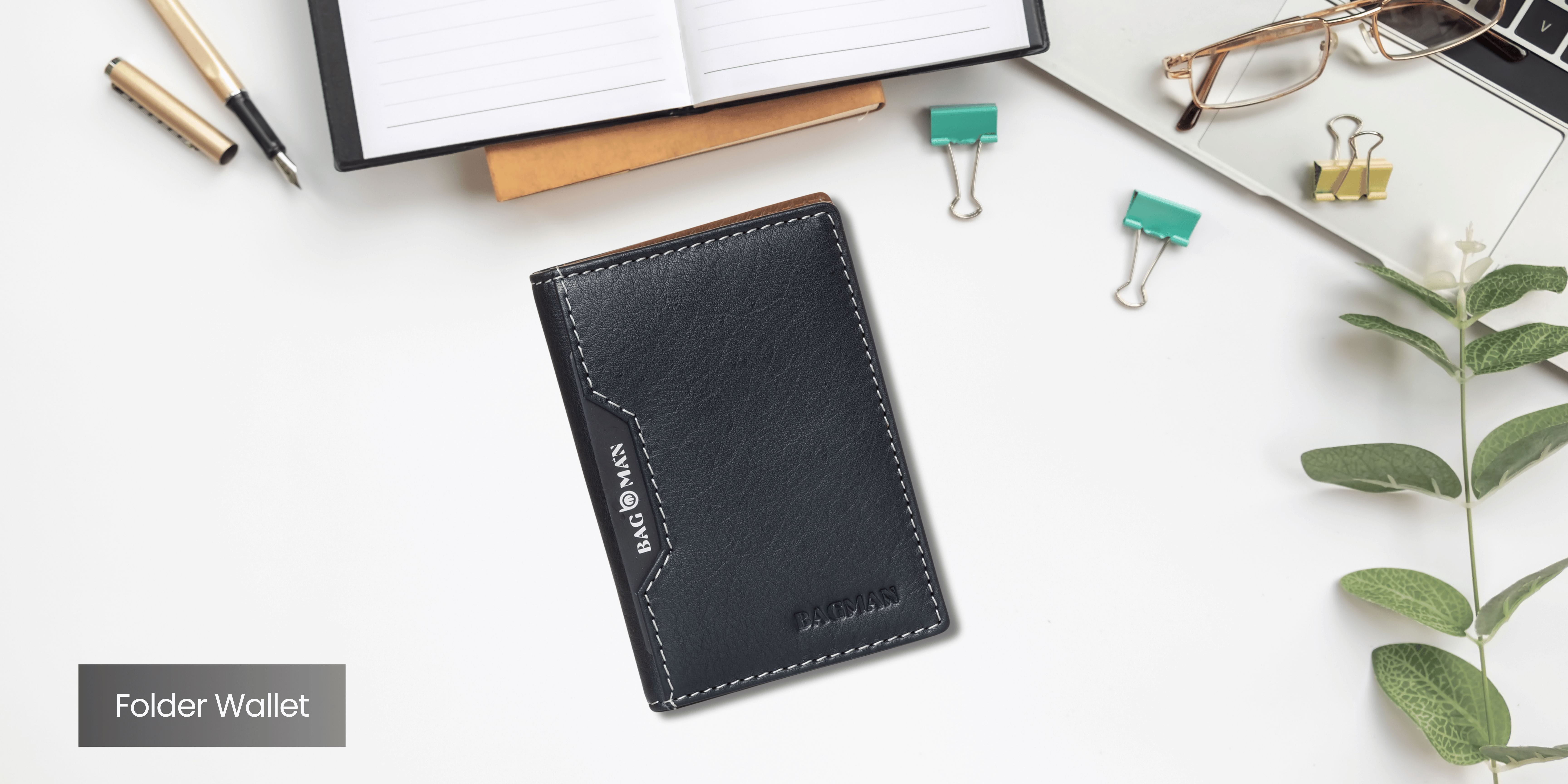 Bagman Minimalist Leather Wallet with Sleek Design